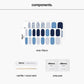 Ohora Gel Nail Art Design Line Sapphire Soiree 30ct - Imperfect Box