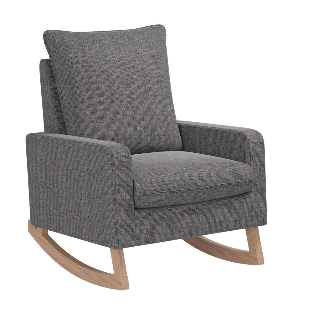 Novogratz Zayne Rocking Chair  Gray