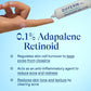Differin Acne Retinoid Face and Body Treatment Gel Adapalene 0.1% 45g - Imperfect Box