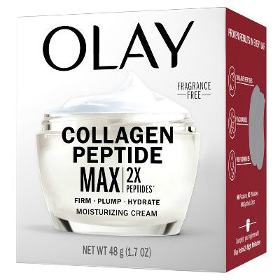 Olay Regenerist Collagen Peptide 24 MAX Face Moisturizer  1.7 fl oz - Imperfect Box