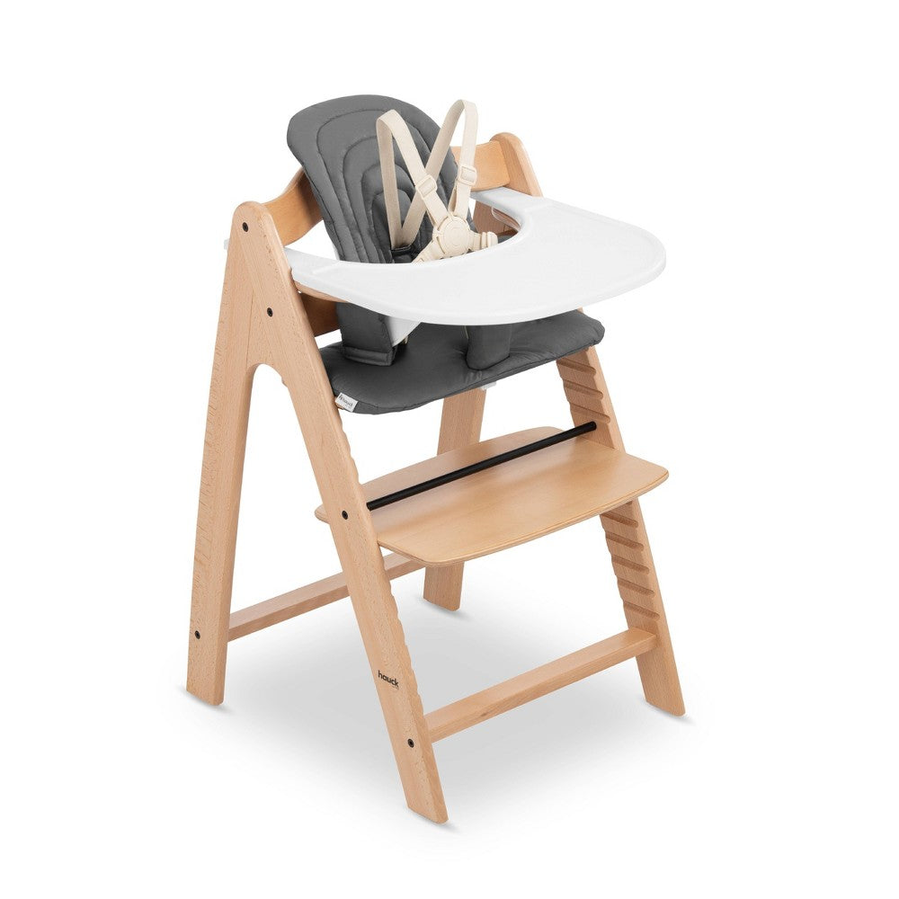 Hauck Arketa High Chair and Cushion  Beech