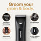 MANSCAPED The Lawn Mower 3.0 Plus Essentials Shaving Kit, SkinSafe Electric Groin and Body Hair Trimmer, Men's Grooming Gift Set - Imperfect Box