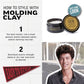 American Crew Men's Strong Hold and Medium Shine Hair Styling Molding Clay 3oz - New