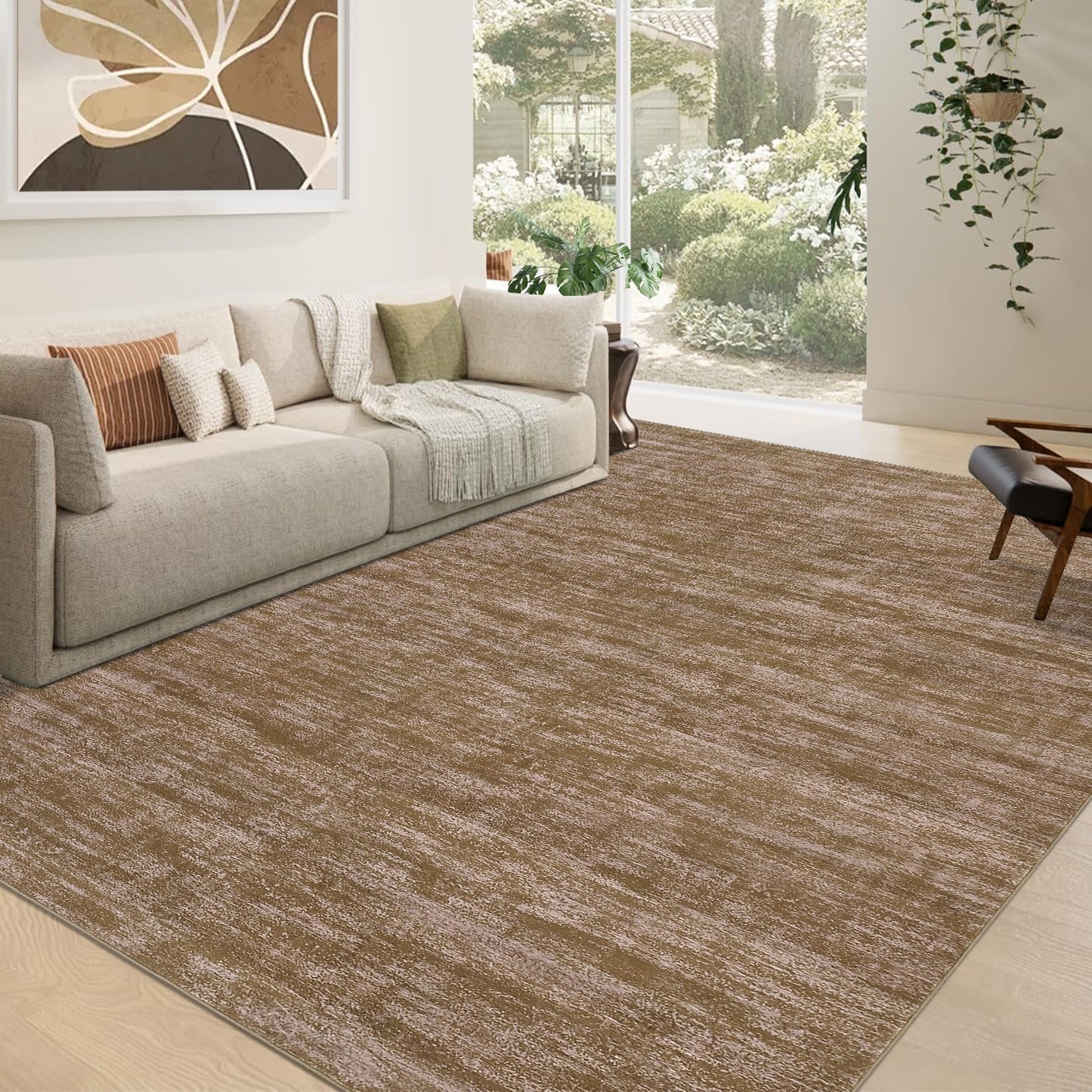 Garvee Modern Abstract Solid Area Rug