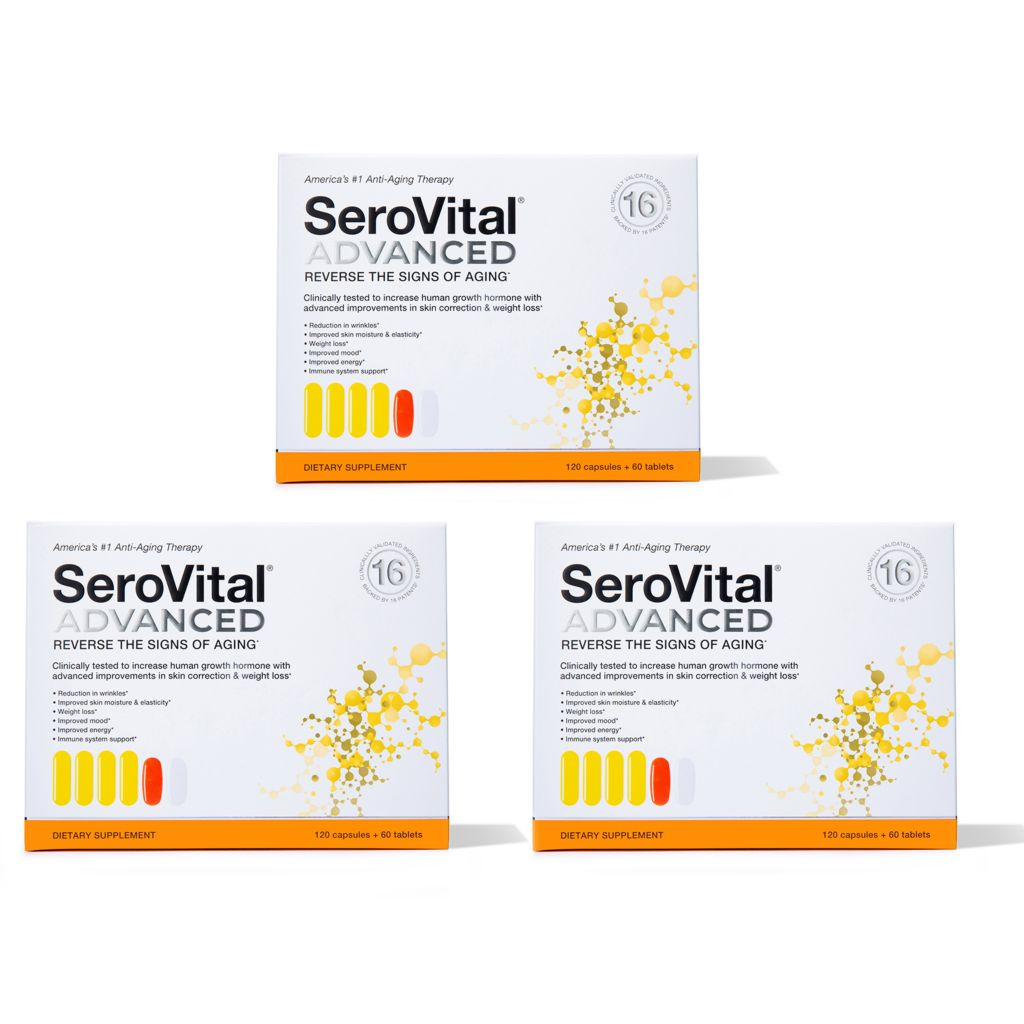 SeroVital Advanced Anti-Aging Dietary Supplement 90-Day Supply