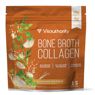 Vitauthority Bone Broth Collagen Powder Chicken Noodle Flavor