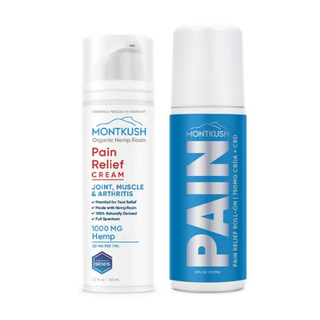 Montkush Pain Relief Cream & 750mg Roll-On Duo