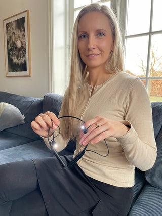 SAD UV-Free Light Headset with Earbuds - Portable for SAD, Energy, Mood, Sleep, and Jet Lag.