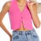 Endless Rose Sweater Vest Pink