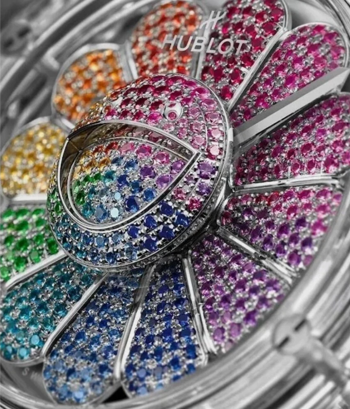 Hublot & Takashi Murakami Sapphire Rainbow Classic Fusion, only 100 Worldwide