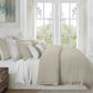 HiEnd Accents Hera Washed Linen Flange Duvet Cover Set; 3PC