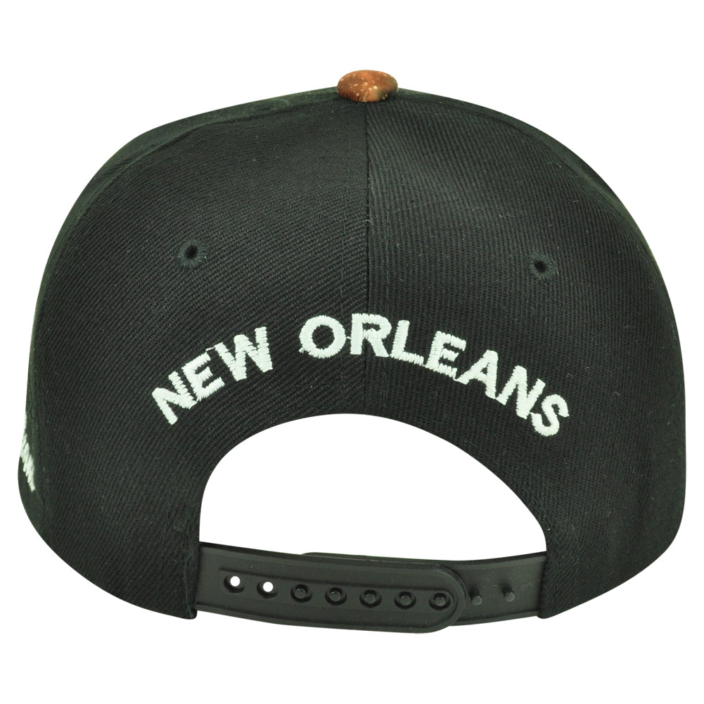New Orleans State Galactic Sublimated Galaxy Flat Bill Snapback Black Hat Cap