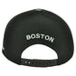 Boston Massachusetts Galactic Sublimated Galaxy Flat Bill Snapback Black Hat Cap