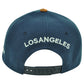 Los Angeles LA Galactic Sublimated Galaxy Flat Bill Snapback Navy Blue Hat Cap