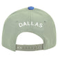 Dallas Texas Galactic Sublimated Galaxy Flat Bill Snapback Light Grey Hat Cap