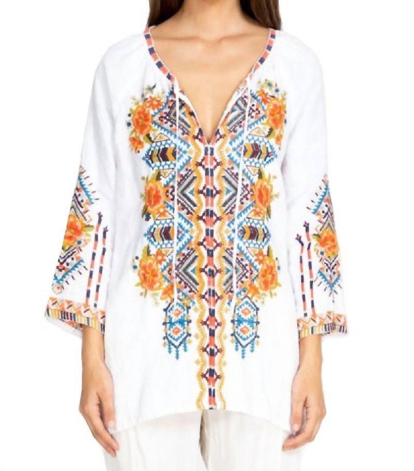 Johnny Was - SENTRIE PEASANT BLOUSE