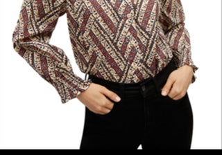 Veronica Beard Calisto High Neck Ruffled Top White