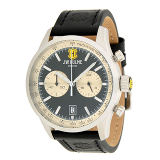 J.W. Hulme 43mm Quartz Multi Function Leather Strap Watch