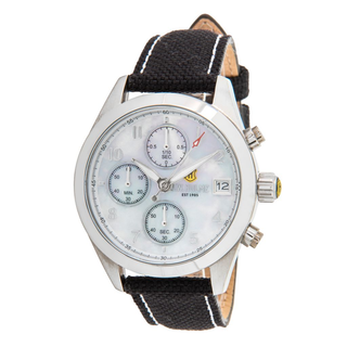 J.W. Hulme Women's Quartz Chronograph Nylon Strap Watch