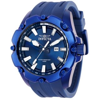 Invicta Specialty 51mm Quartz Date Silicone Strap Watch