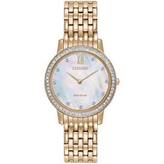 Citizen Women's 29mm Eco-Drive Silhouette Crystal Accented Bracelet Watch