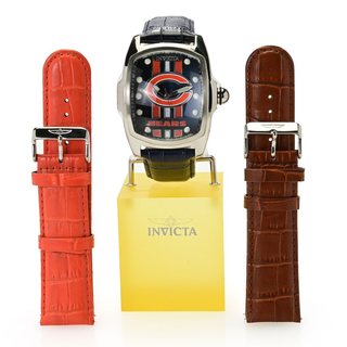 Invicta NFL Lupah 47mm Quartz Watch w/ 3-Piece Strap Set