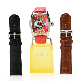 Invicta NFL Lupah 47mm Quartz Watch w/ 3-Piece Strap Set