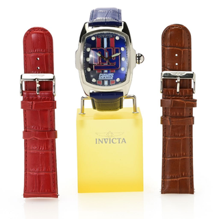 Invicta NFL Lupah 47mm Quartz Watch w/ 3-Piece Strap Set