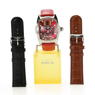Invicta NFL Lupah 47mm Quartz Watch w/ 3-Piece Strap Set
