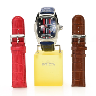 Invicta NFL Lupah 47mm Quartz Watch w/ 3-Piece Strap Set