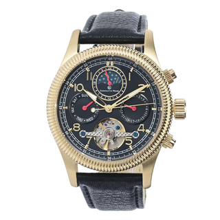 Constantin Weisz Coin Edge Automatic Day & Date Open Heart Watch