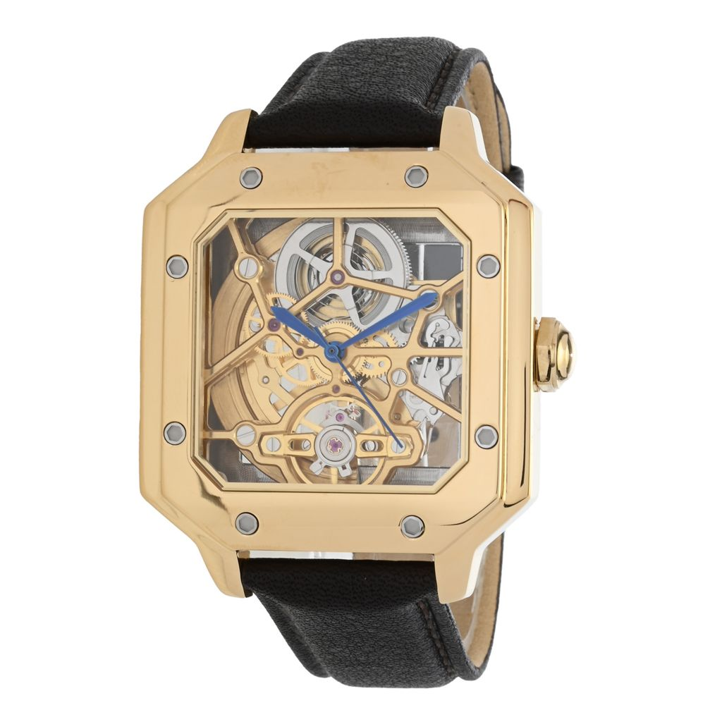 Constantin Weisz 40mm Alberto Skeleton LE Automatic Strap Watch