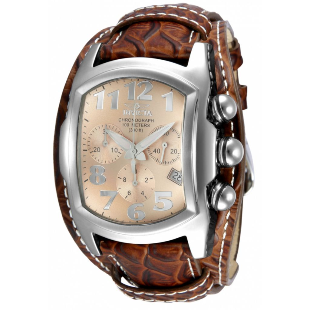 Invicta Lupah Legarto 40mm Swiss Quartz Chronograph Strap Watch