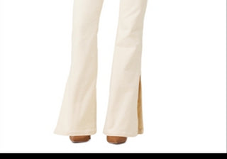 Joe's Jeans The Frankie Mid Rise Corduroy Bootcut Jeans in Double Cream Beige