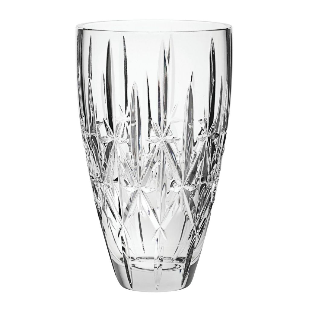 Marquis by Waterford Sparkle 9" Wedge Cut Crystal Vase