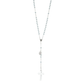 Waterford Crystal Tranquility 15.5" Blue Glass Beaded Rosary