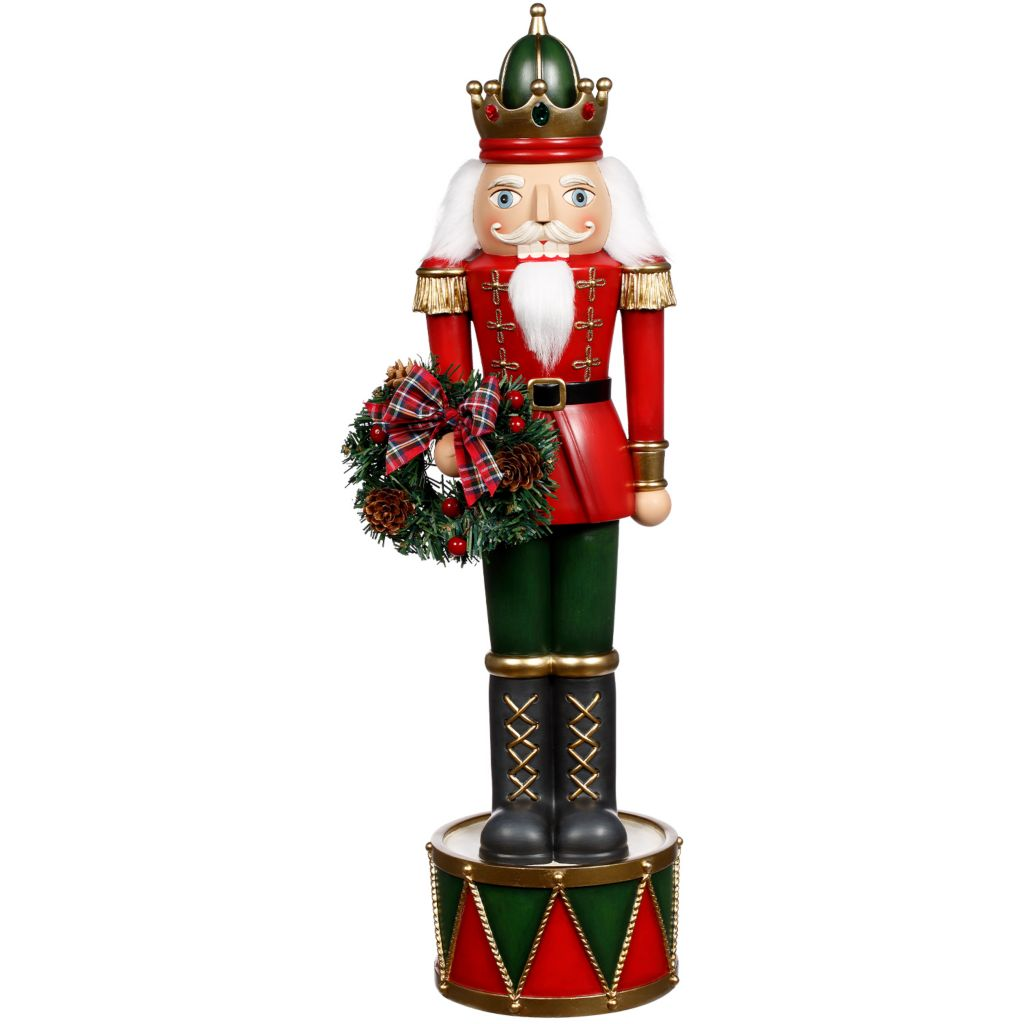 Mark Roberts 23.5" Nutcracker w/ Wreath