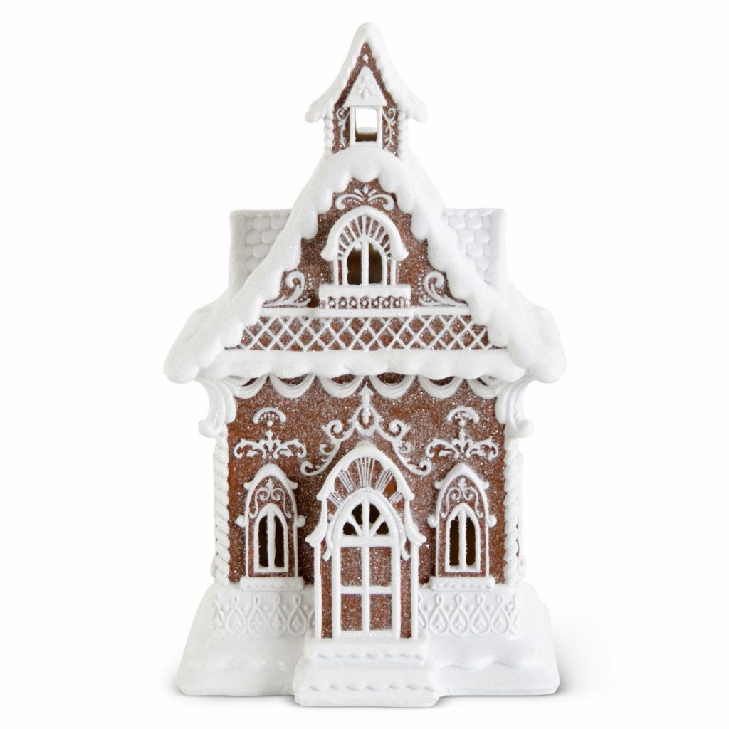 At Home w/ Jorge Parez 13.75" LED Gingerbread House