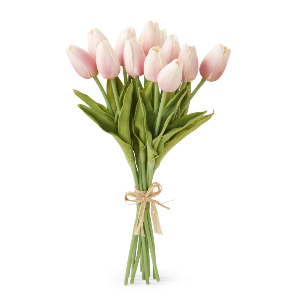 At Home w Jorge Parez 135 Real Touch Tulip Bundle 12 Stems