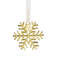 Waterford 2.78" Snowflake Golden Ornament