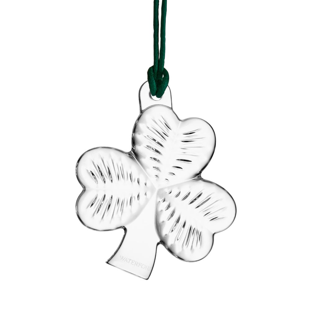 Waterford Crystal Mini Shamrock Ornament
