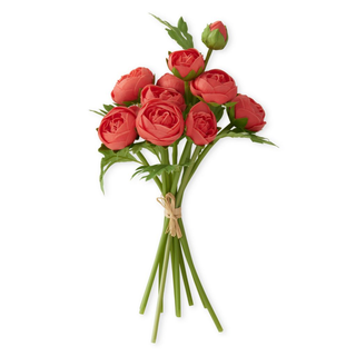 At Home w/ Jorge Perez 15" Real Touch Ranunculus Bundle (10 Stems)