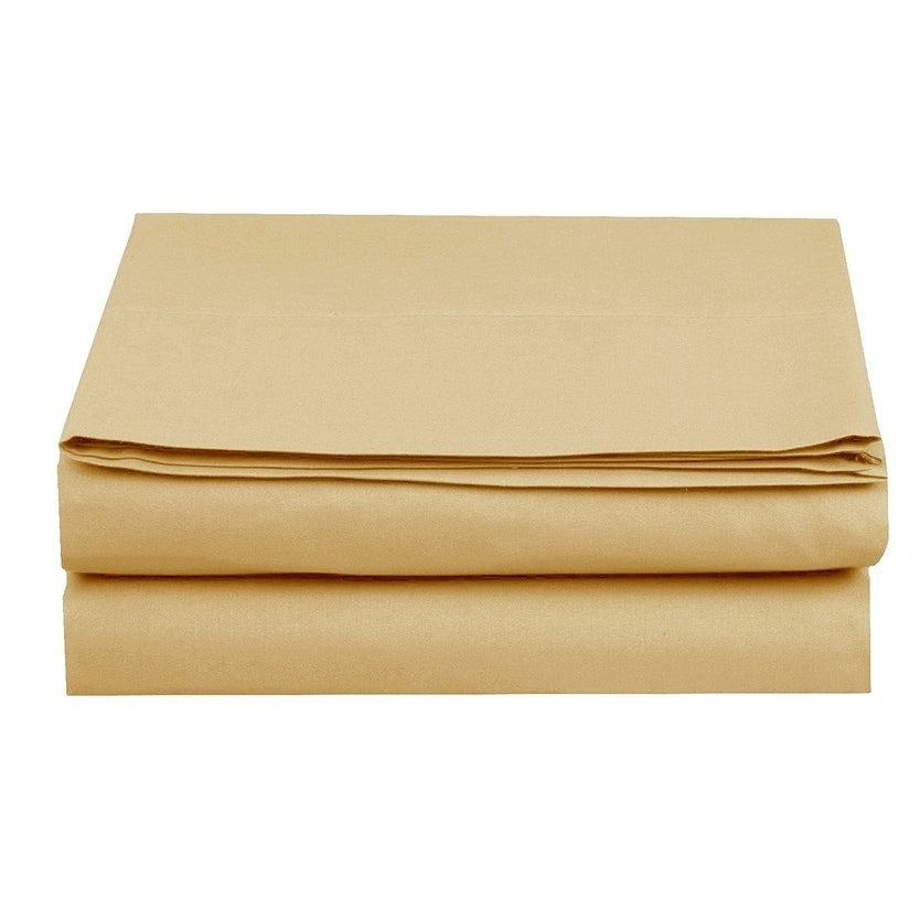 Elegant Comfort Super Soft and WrinkleFree Flat Sheet 100 HYPOALLERGENIC
