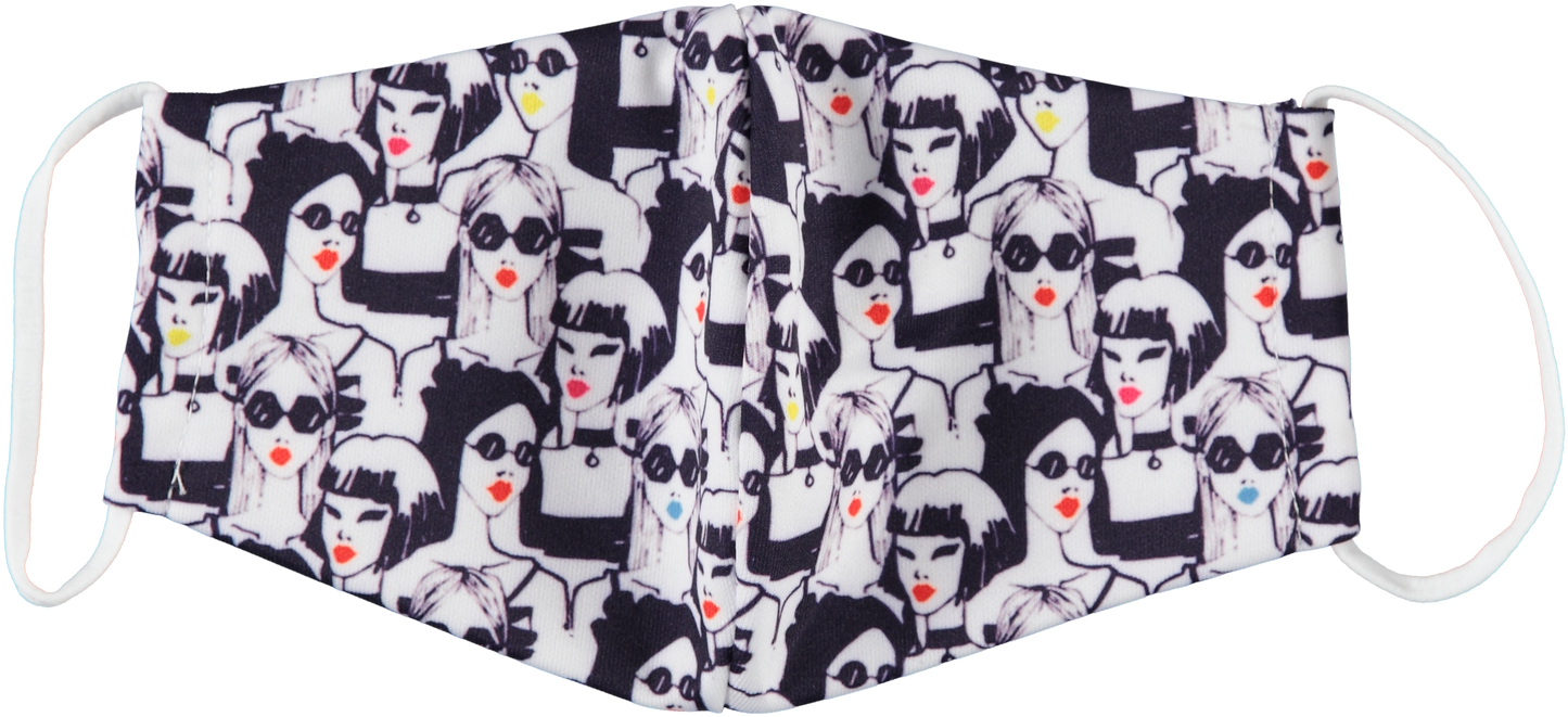 6-Pack: Women's Reusable Machine Washable Masks