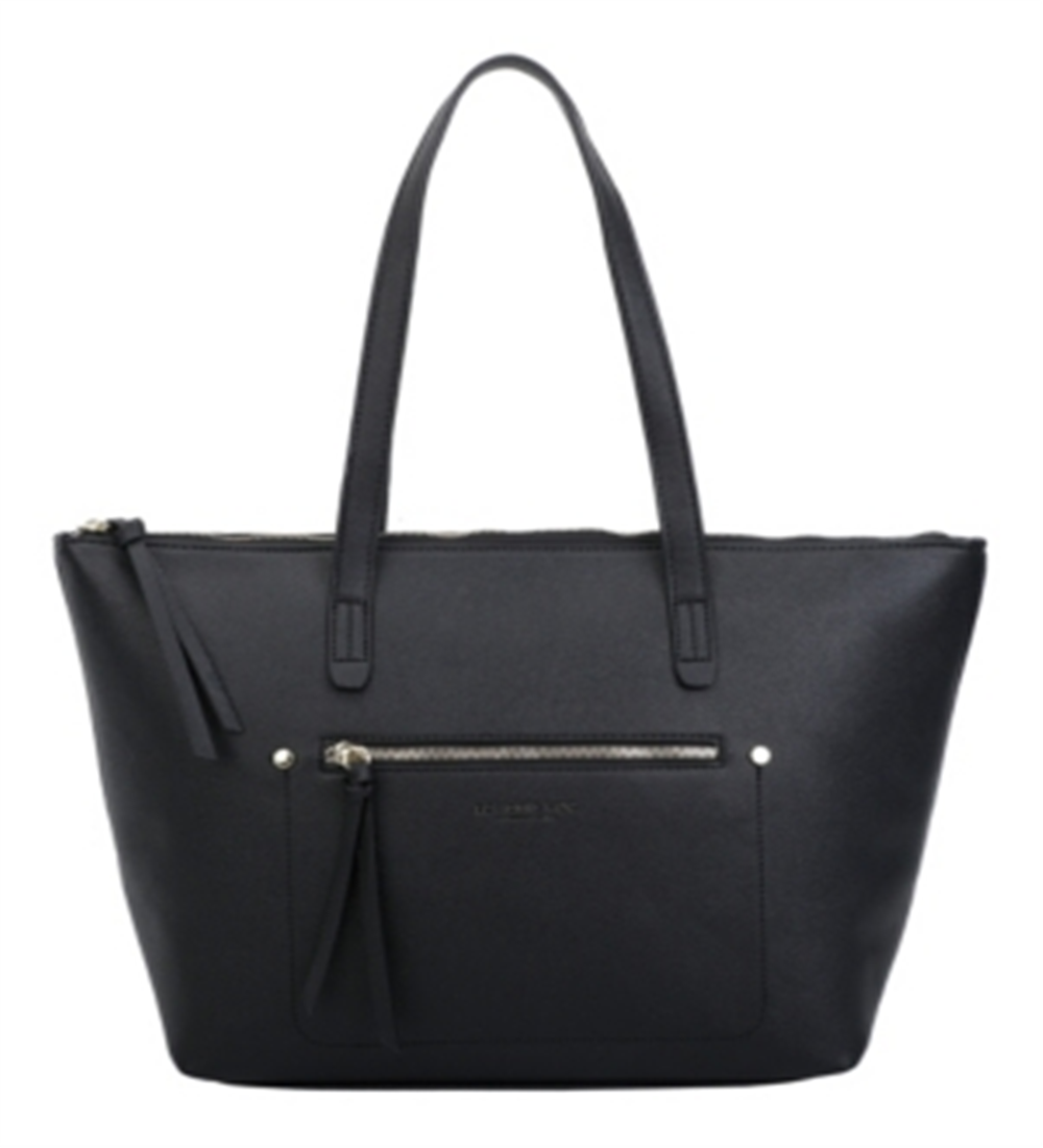 London Fog Women's Josephine Tote Black Size Regular