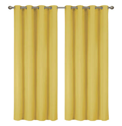 2 Pack - 55'' X 84'' Solid Thermal Blackout Panels (19 Colors)