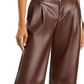 Line & Dot Halle Faux Leather Pants Brown