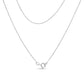 Yellow Gold Plated Sterling Silver Treated Yellow Diamond Pear Shape Pendant Necklace (1/2 cttw, Yellow Color, I2-I3 Clarity)