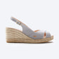 Llansa Canvas Espadrille Sandal Wedges