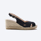 Llansa Canvas Espadrille Sandal Wedges